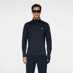 Aerial Quarter Zip Mid Layer Blå