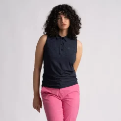 Andrea SL Poloshirt Blå