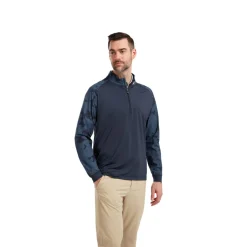 Camo Floral HZ Midlayer Blå