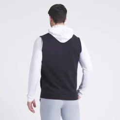 Cloudspun Fleece Hybrid Vest Svart