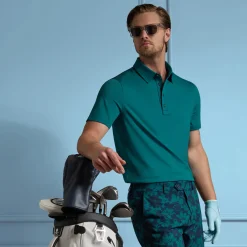 Contrast Floral 4-Way Stretch Blå