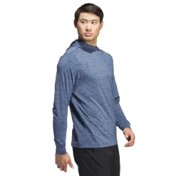 Core Print Hoodie Blå