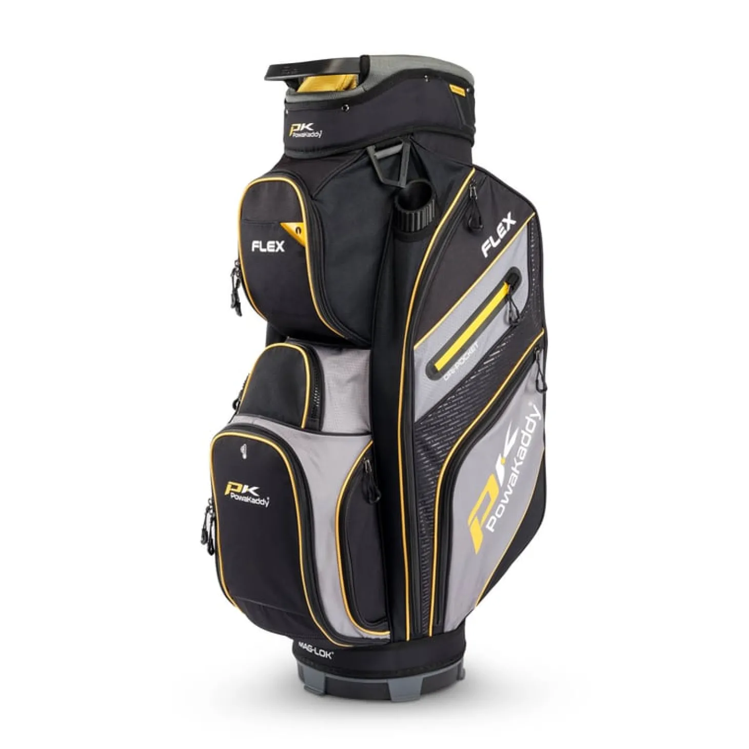 Flex MagLock Cartbag Grå Gul