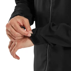 Full-Zip Zephyr Windshirt Svart