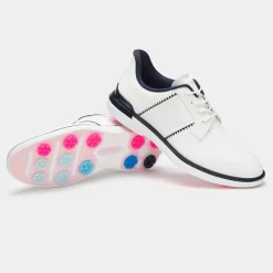 Galavant2r Side Dtripe Kiltie Vit Blå