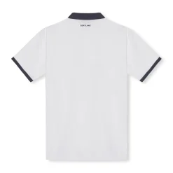 Golf Tech Polo Vit Blå