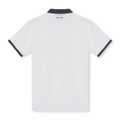 Golf Tech Polo Vit Blå