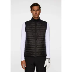 Hayden Quilt Hybrid Vest Svart