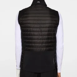 Hayden Quilt Hybrid Vest Svart
