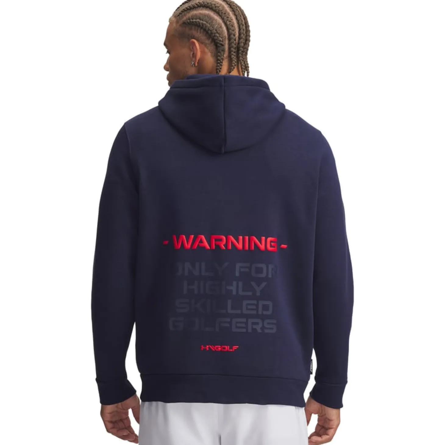Hazard Warning Hoodie Blå