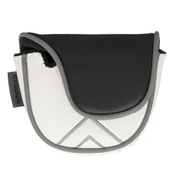 Headcover Putter Mallet Vit Svart