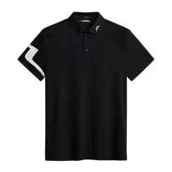 Heath Regular Fit Golf Polo Svart
