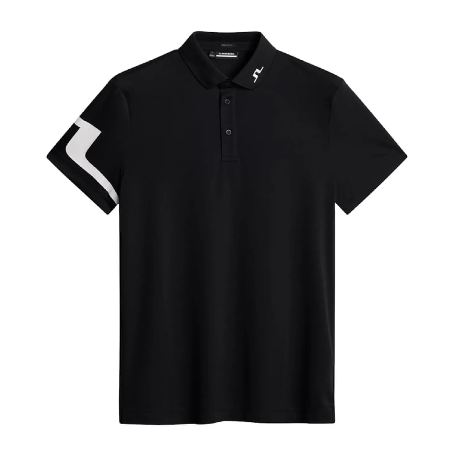 Heath Regular Fit Golf Polo Svart