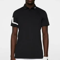 Heath Regular Fit Golf Polo Svart