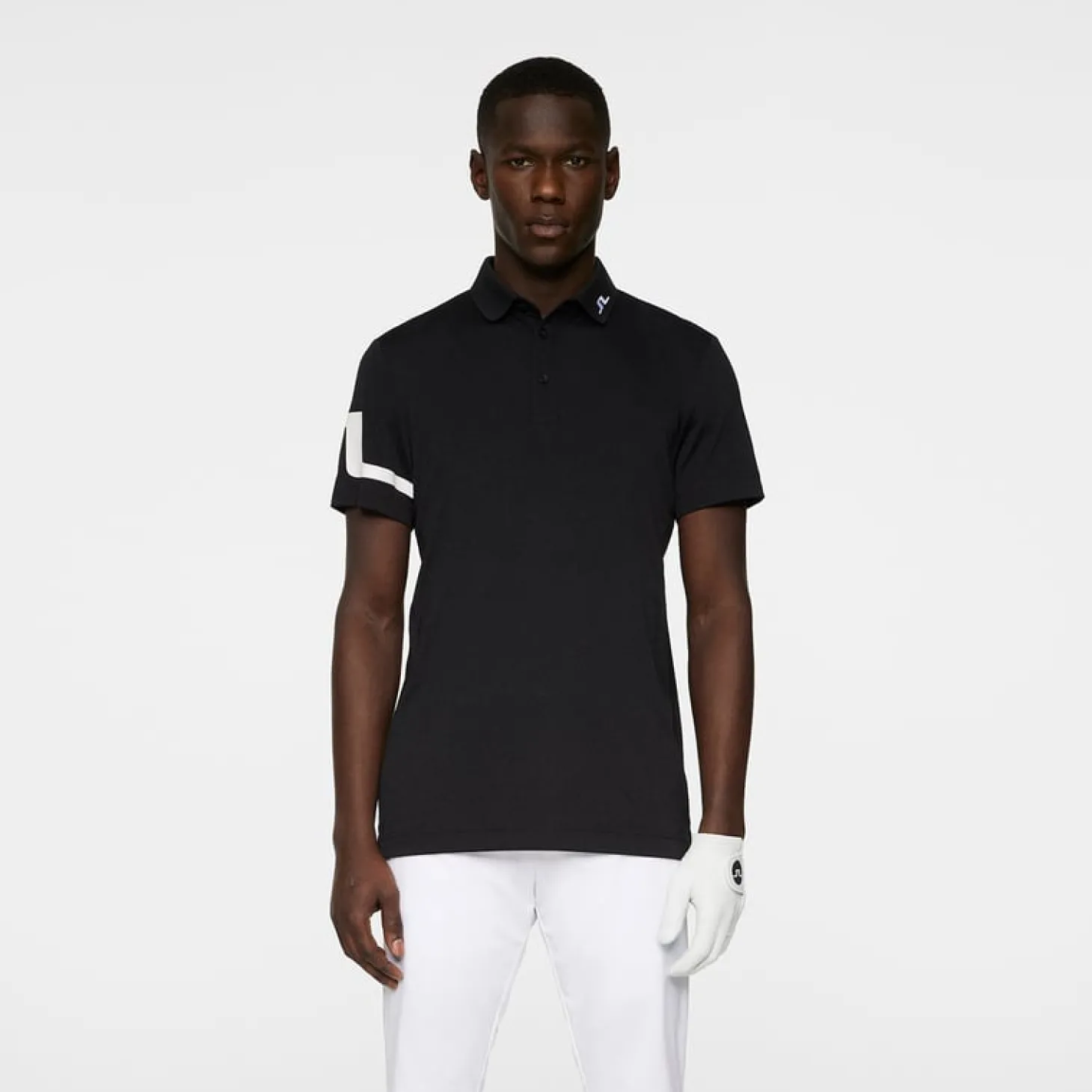 Heath Regular Fit Golf Polo Svart