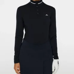 Hertta Long Sleeve Polo Blå