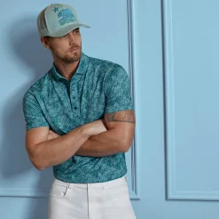 Hydrangea Tech Jersey Polo Grön