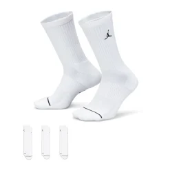 Jordan Everyday Crew Socks 3 Pairs Vit