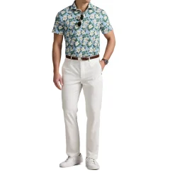 Knit-Polo LT WT Airflow AOP