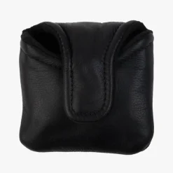 Leather Headcover Putter Mallet Svart