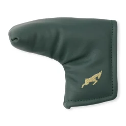 Leather Headcover Putter Blade Grön