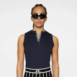 Leya Sleeveless Top Blå