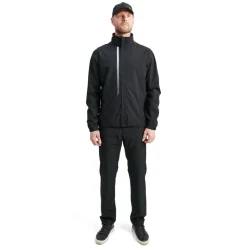 M Links Stretch Rainjacket Svart