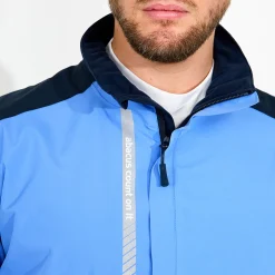 M Links Stretch Rainjacket Blå