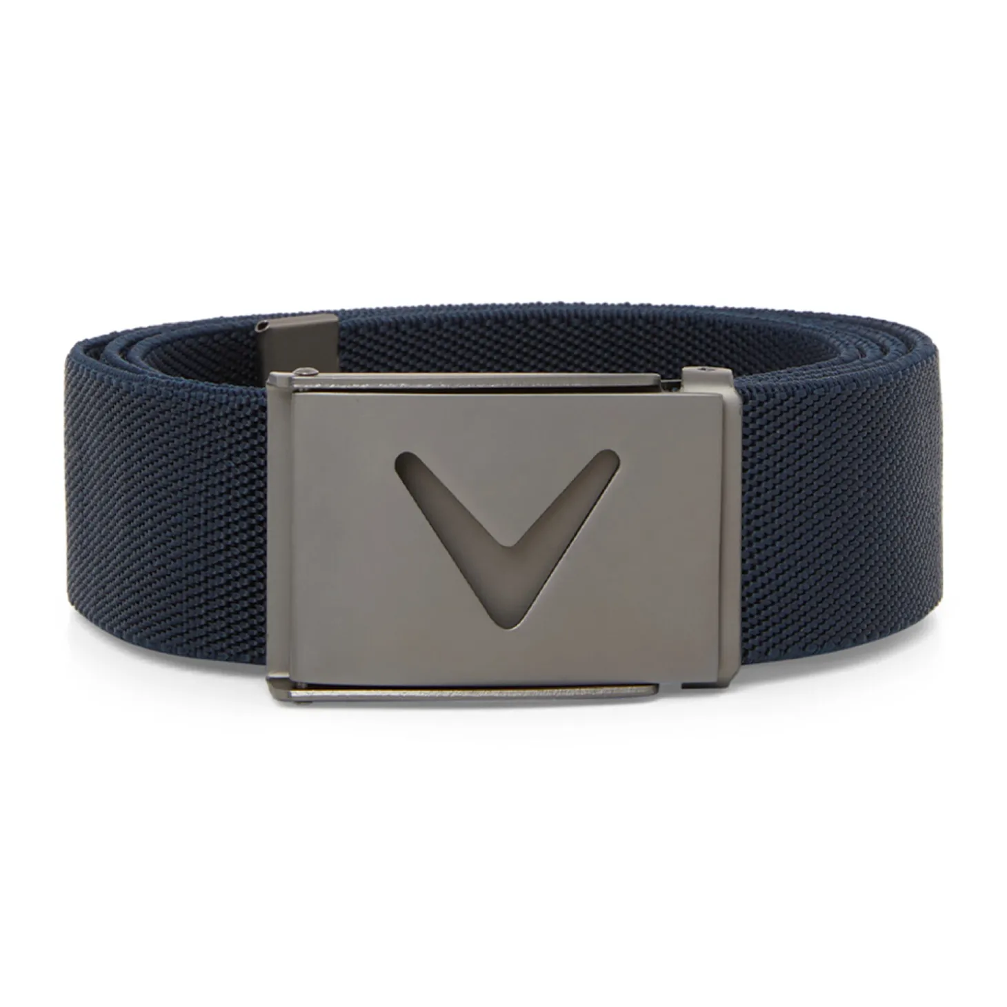 M V-Logo Web Belt Blå