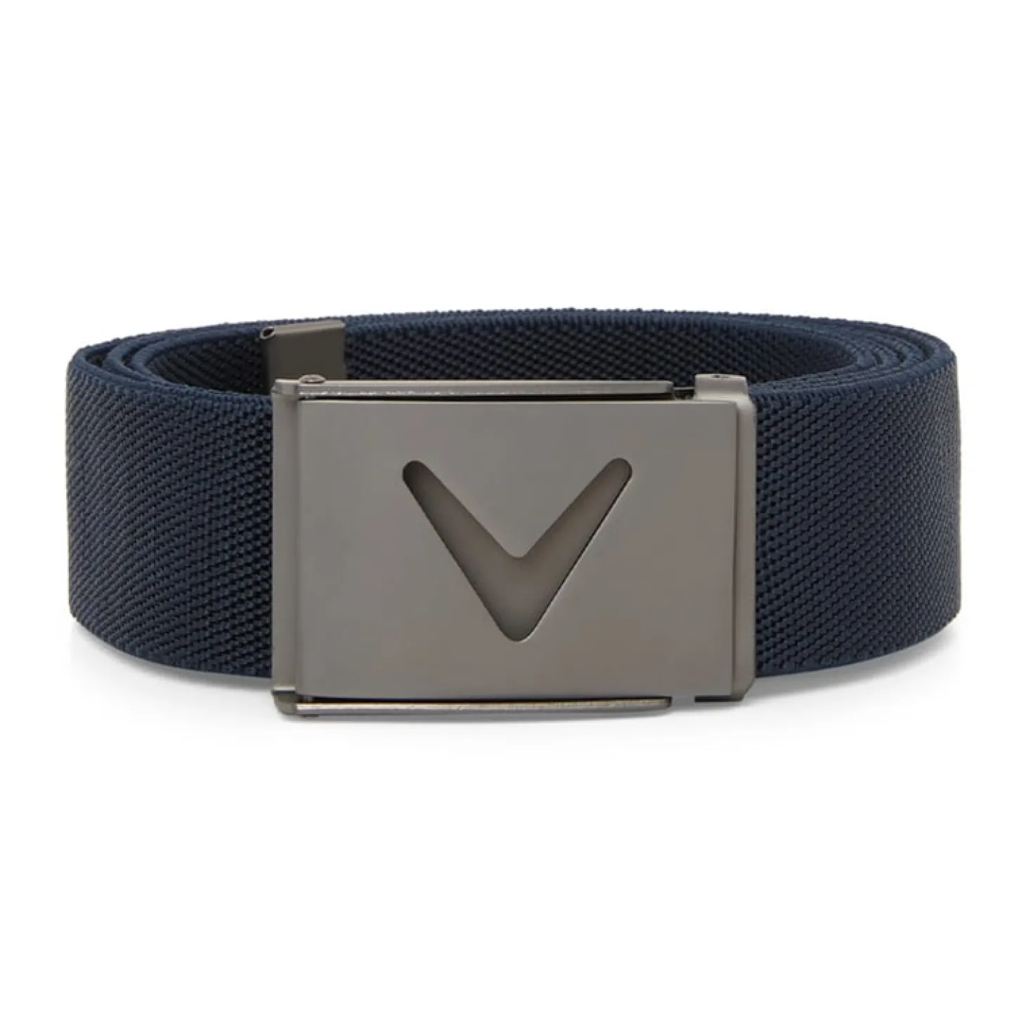 M V-Logo Web Belt Blå