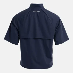 M Windbreaker SS 1/4 Zip Blå