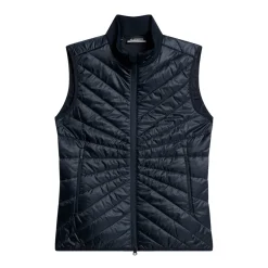 Madde Quilt Hybrid Vest Blå
