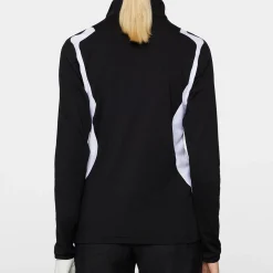Mae Quarter Zip Mid Layer Svart