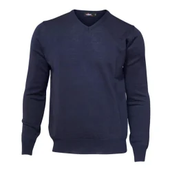 Merino V-Neck Blå