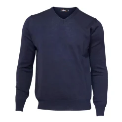 Merino V-Neck Blå