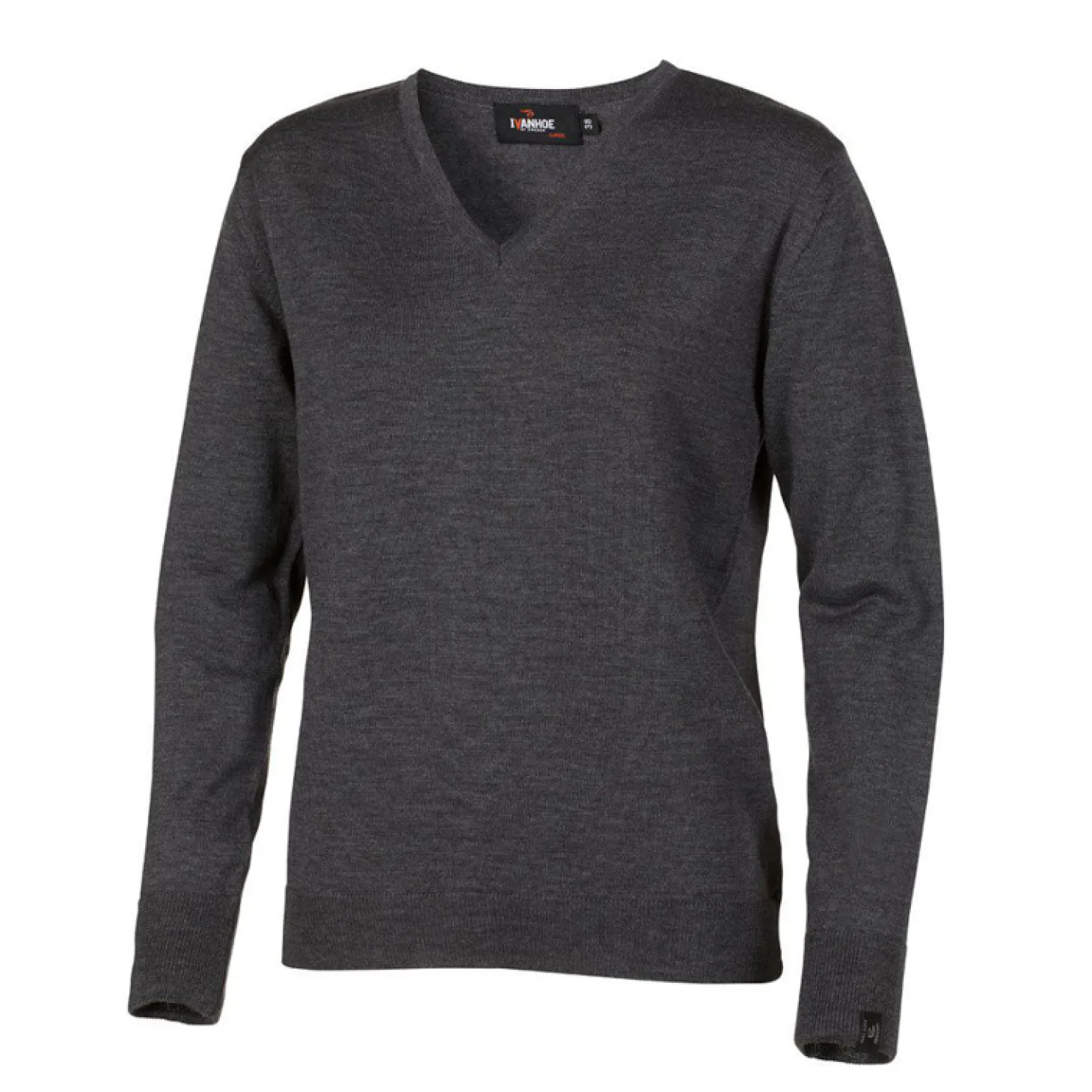 Merino V-Neck Grå