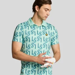 Monogram Printed Polo