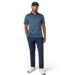 OP All Over Jacquard Colour Block Polo