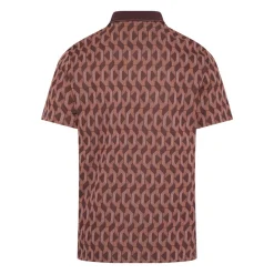 OP All Over Jacquard Colour Block Polo