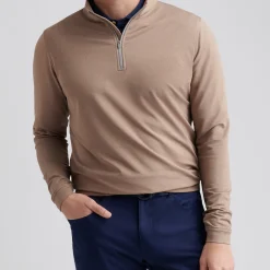 Perth Melange Performance Quarter Zip