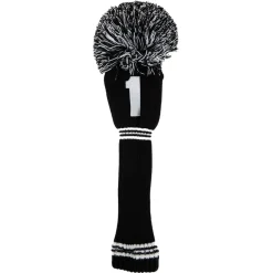 PomPom Headcover Driver Svart Vit