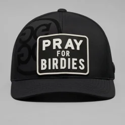 Pray For Birdies Patch Perforated Svart