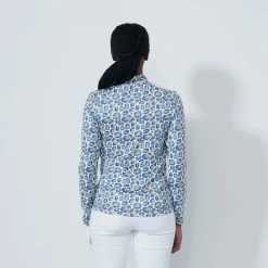 Print Peached Half Neck