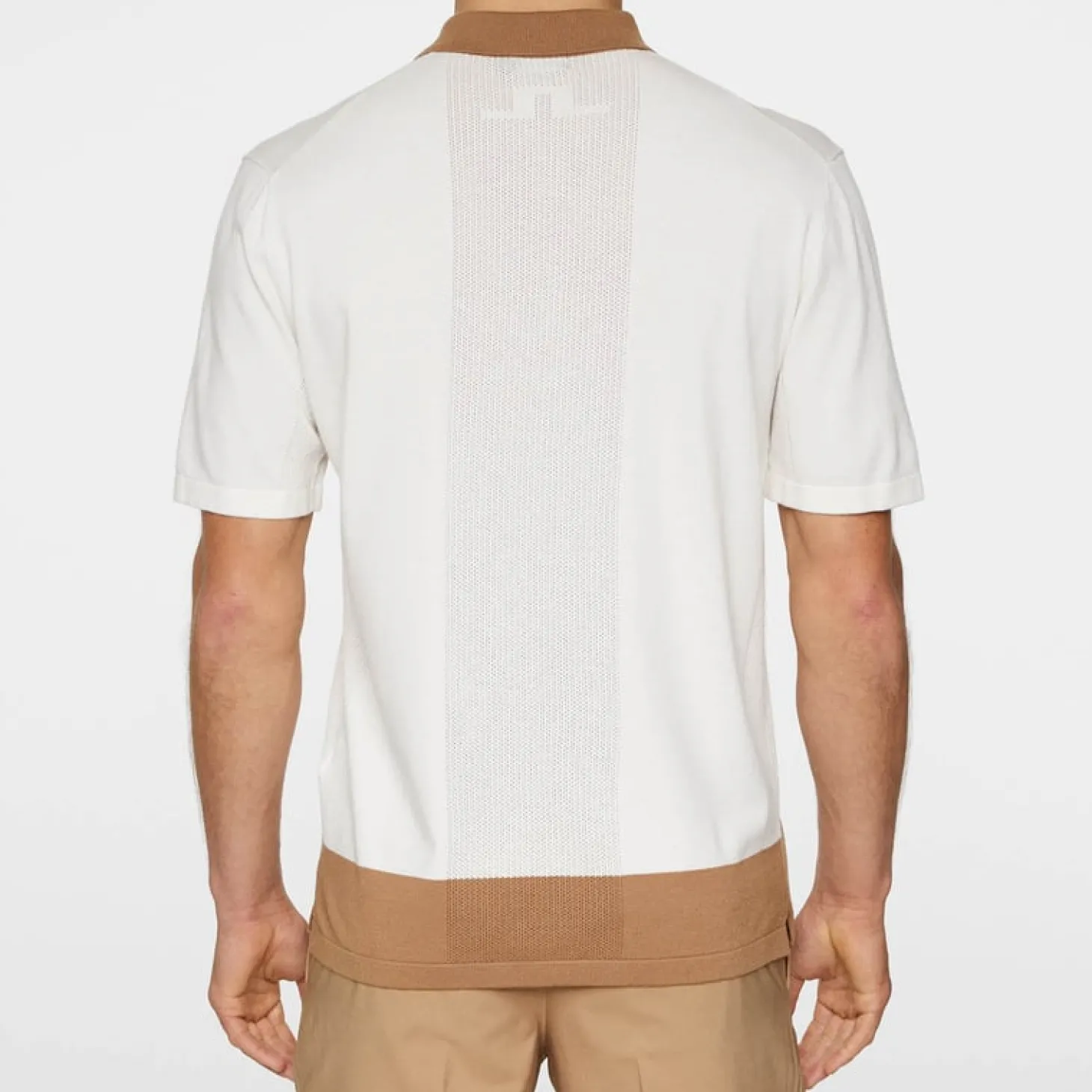 Rue Knitted Polo Shirt Vit