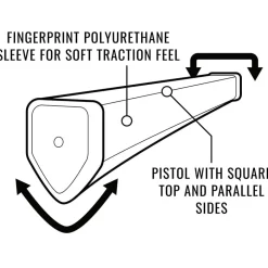 Sink fit PU Squaretop Putter
