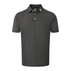 Stretch Pique Solid Grå