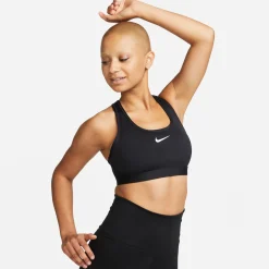 Swoosh Medium Support W Svart