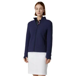 Textured Fleece Midw Blå