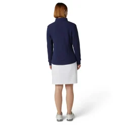 Textured Fleece Midw Blå