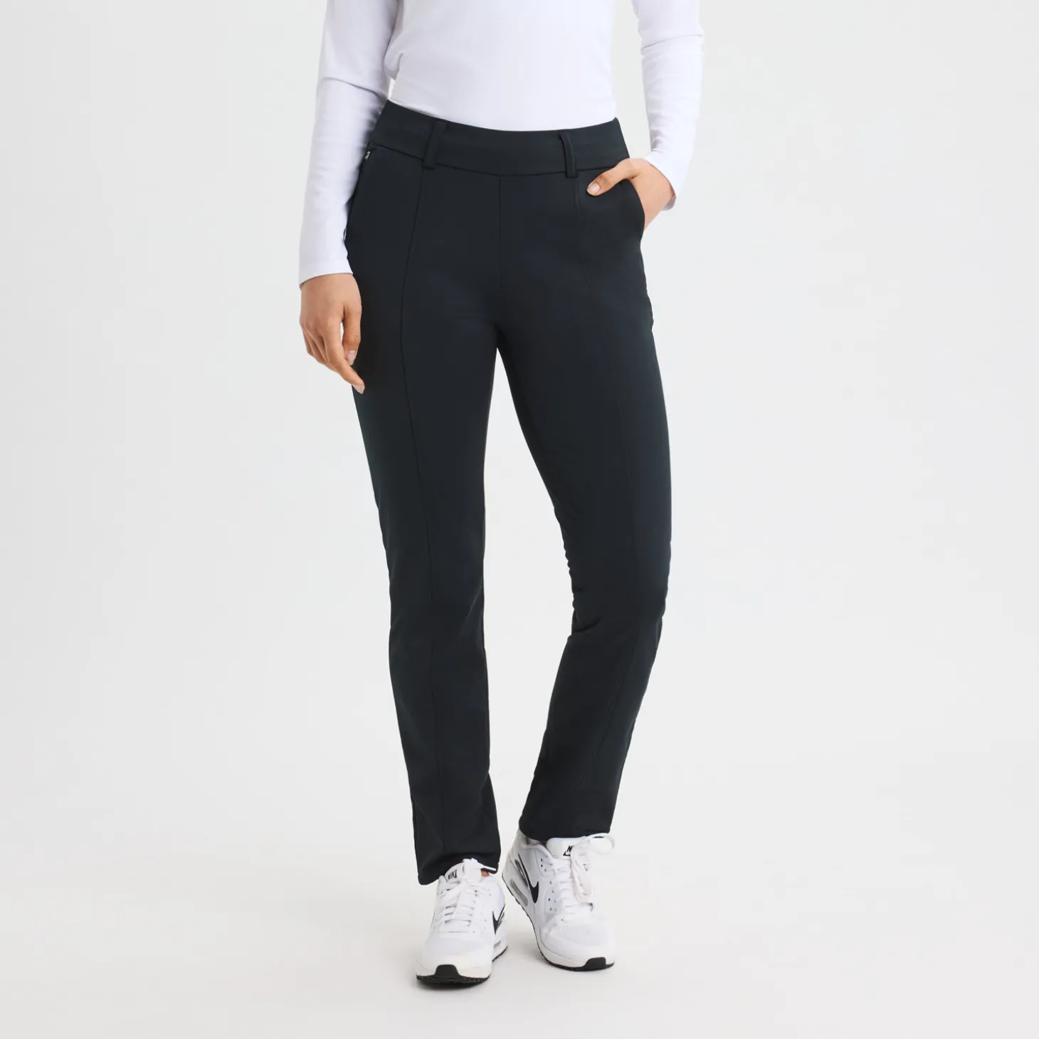 Thermal Stretch Pull On Svart